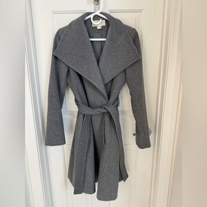 Michael Kors Gray Wool Coat